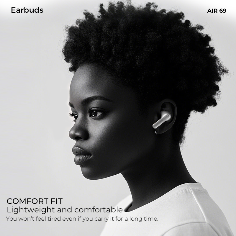 Audífonos In Ear Bluetooth Lenyes Air 69 Negro – imagen 3