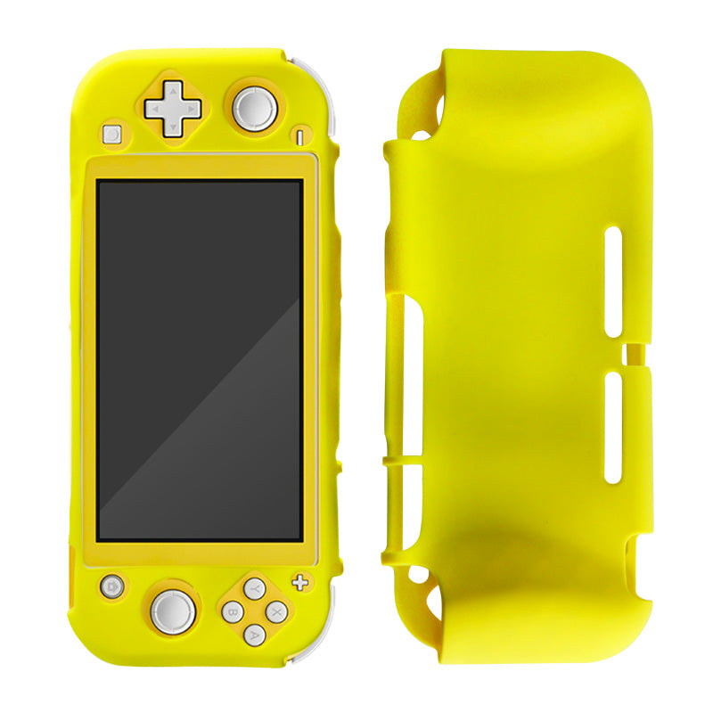 Carcasa Protectora Silicona Nintendo Switch Lite Amarillo