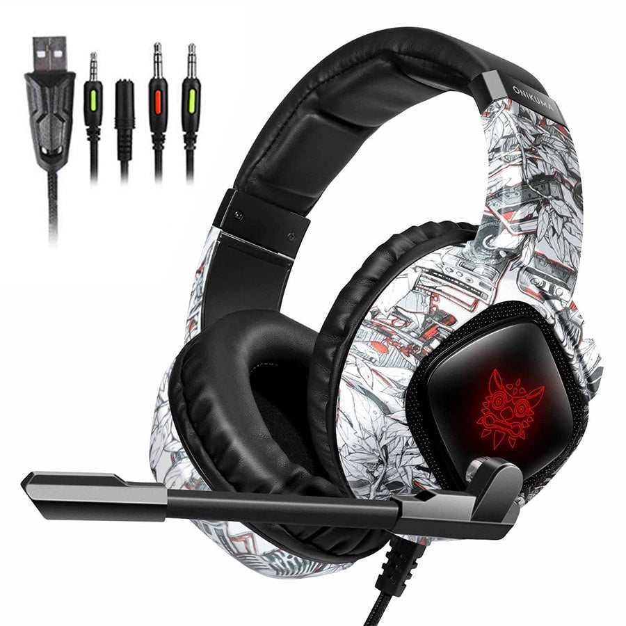 Audifonos Gamer Onikuma K19 Rgb Pc Ps4 Xbox Negro – imagen 2
