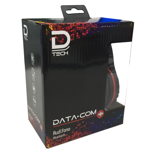Audifonos Inalámbricos Bluetooth Fm Sd Datacom Negro – imagen 2