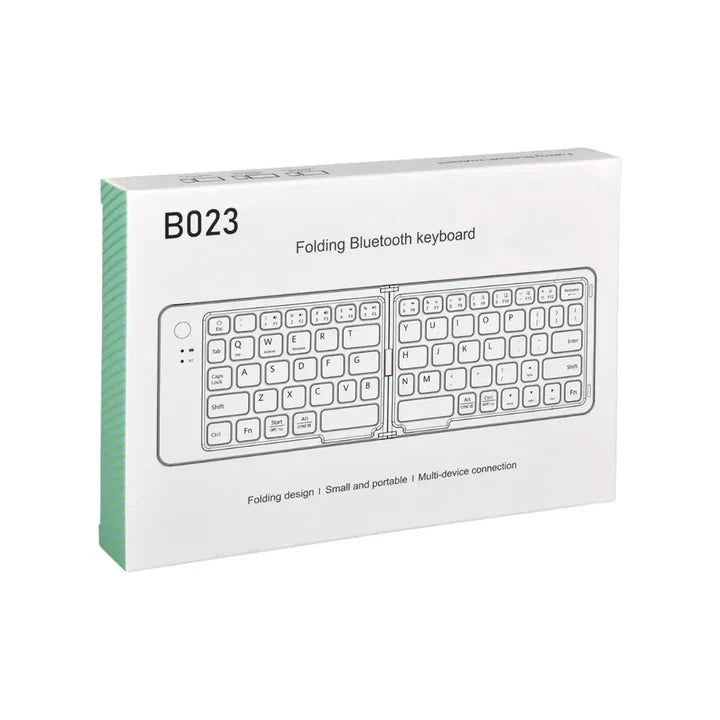 Teclado Mini Inalámbrico Bluetooth Plegable B023 Violeta – imagen 2