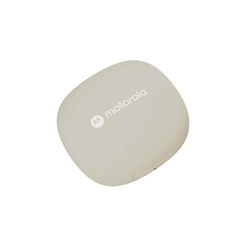Estuche de carga de los Motorola Moto Buds B20 blancos