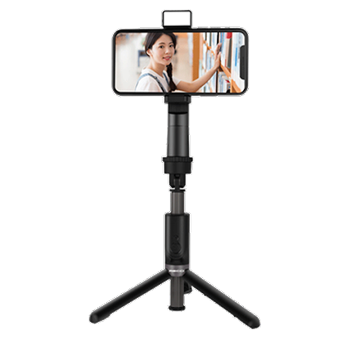 Baston Smart Selfie Tripode Control Led Face Tracking Recci Rho-p01 Negro