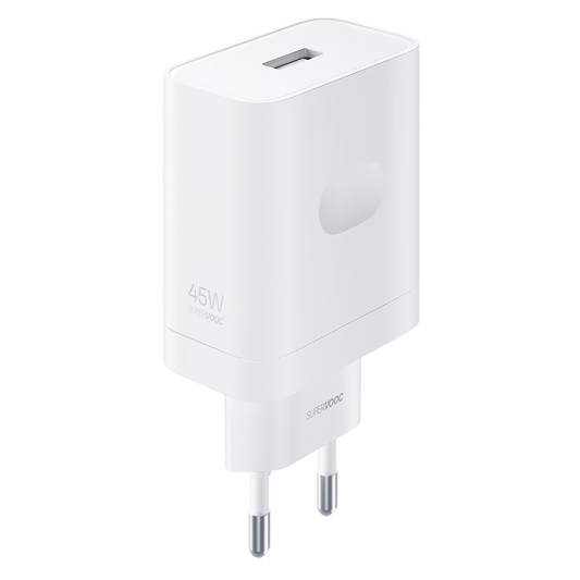 Cargador Carga Rapida Original Realme Supervooc 45w Blanco
