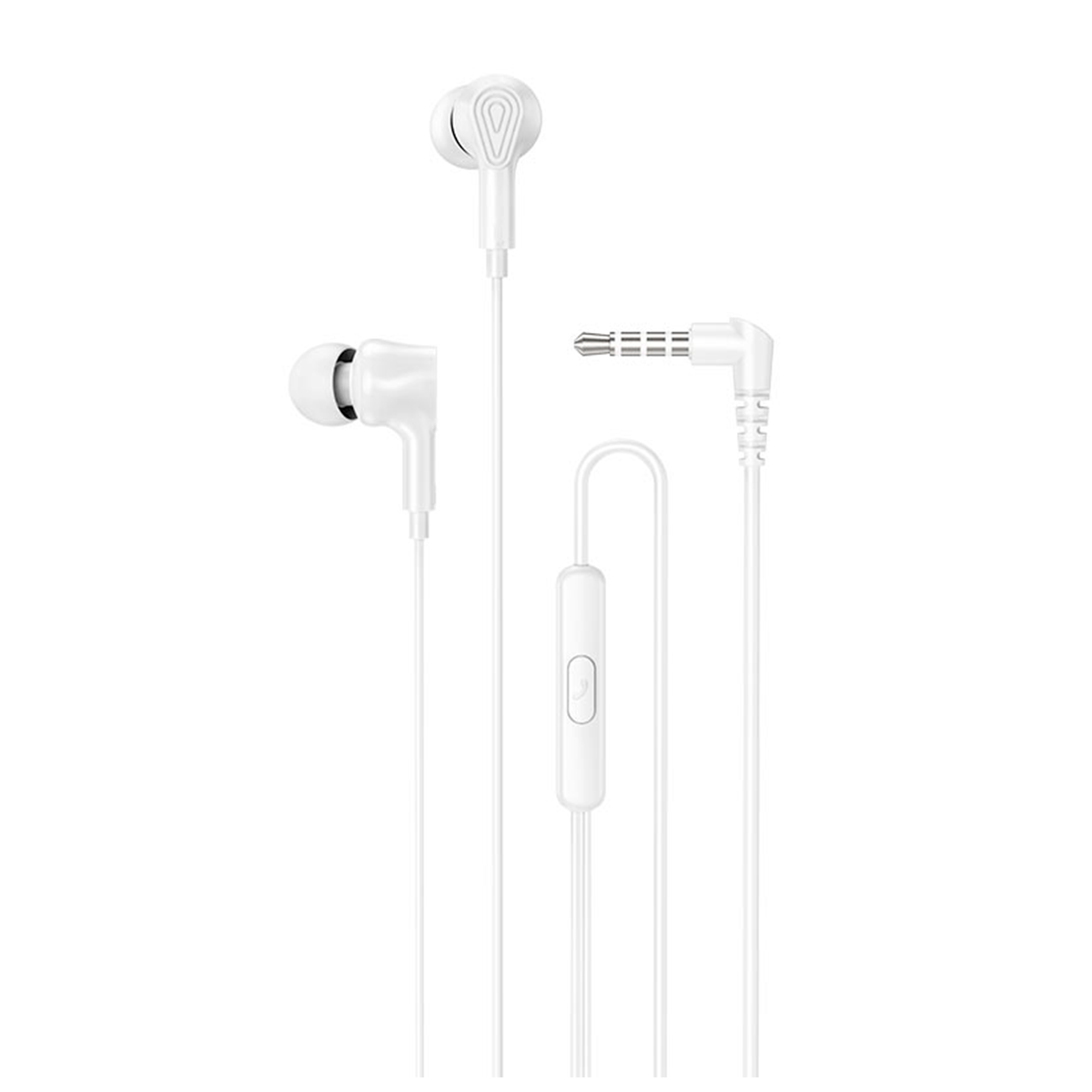 Audífonos In Ear Hoco M102 Con Gomita 3.5mm Blanco