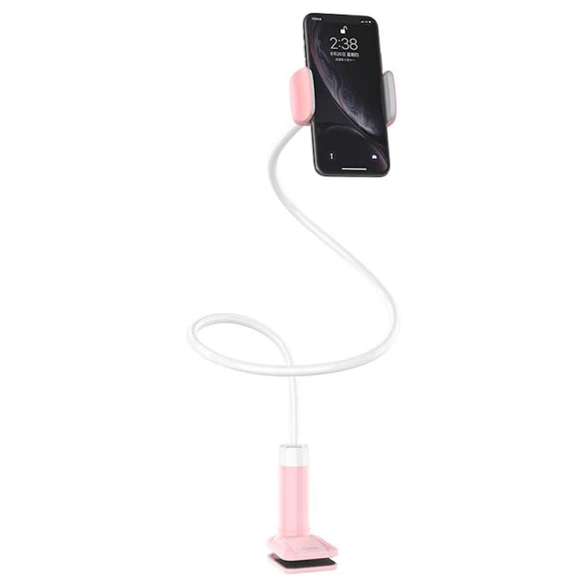 Soporte Escritorio Flexible Plegable Hoco Ph23 Blanco Rosado