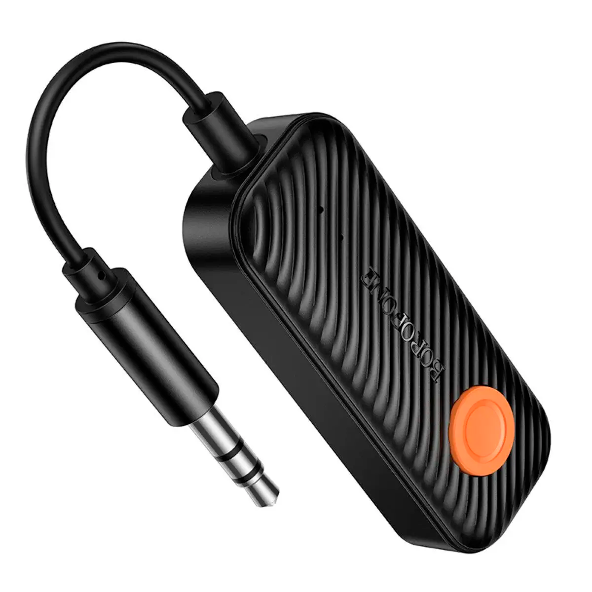 Receptor Transmisor De Audio Bluetooth Borofone Bc62 Aux Negro