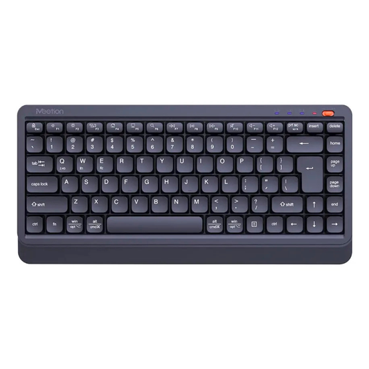 Teclado Mini Inalambrico Dual 2.4g + Bluetooth Meetion BTK500 Negro