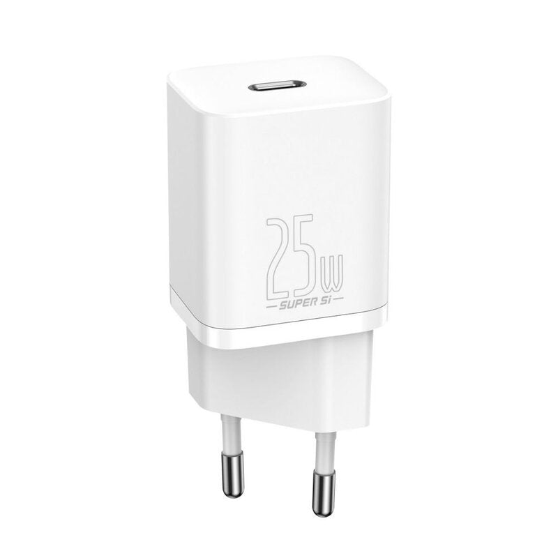 Cargador Baseus Super Si 25w Carga Rapida + Cable Tipo C Blanco – imagen 5