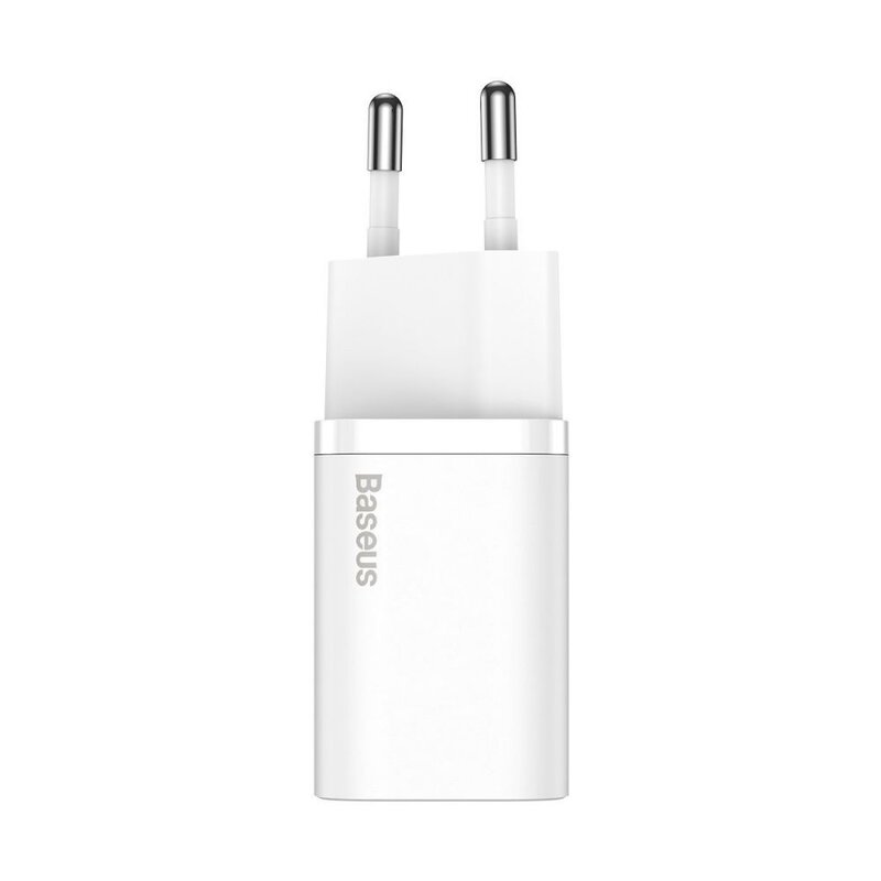 Cargador Baseus Super Si 25w Carga Rapida + Cable Tipo C Blanco – imagen 4