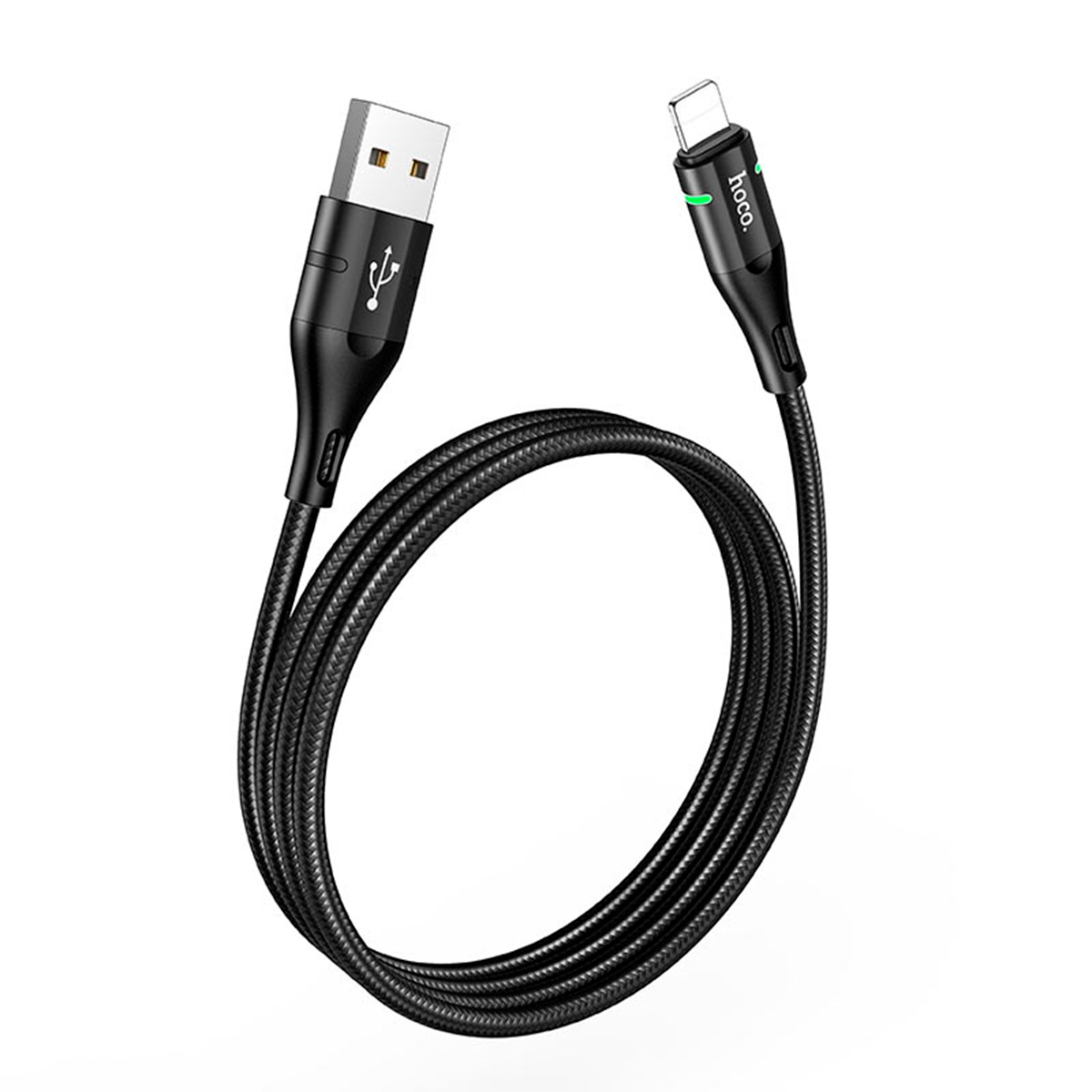 Cable Usb Para Lightning 2.4a Hoco U93 Negro