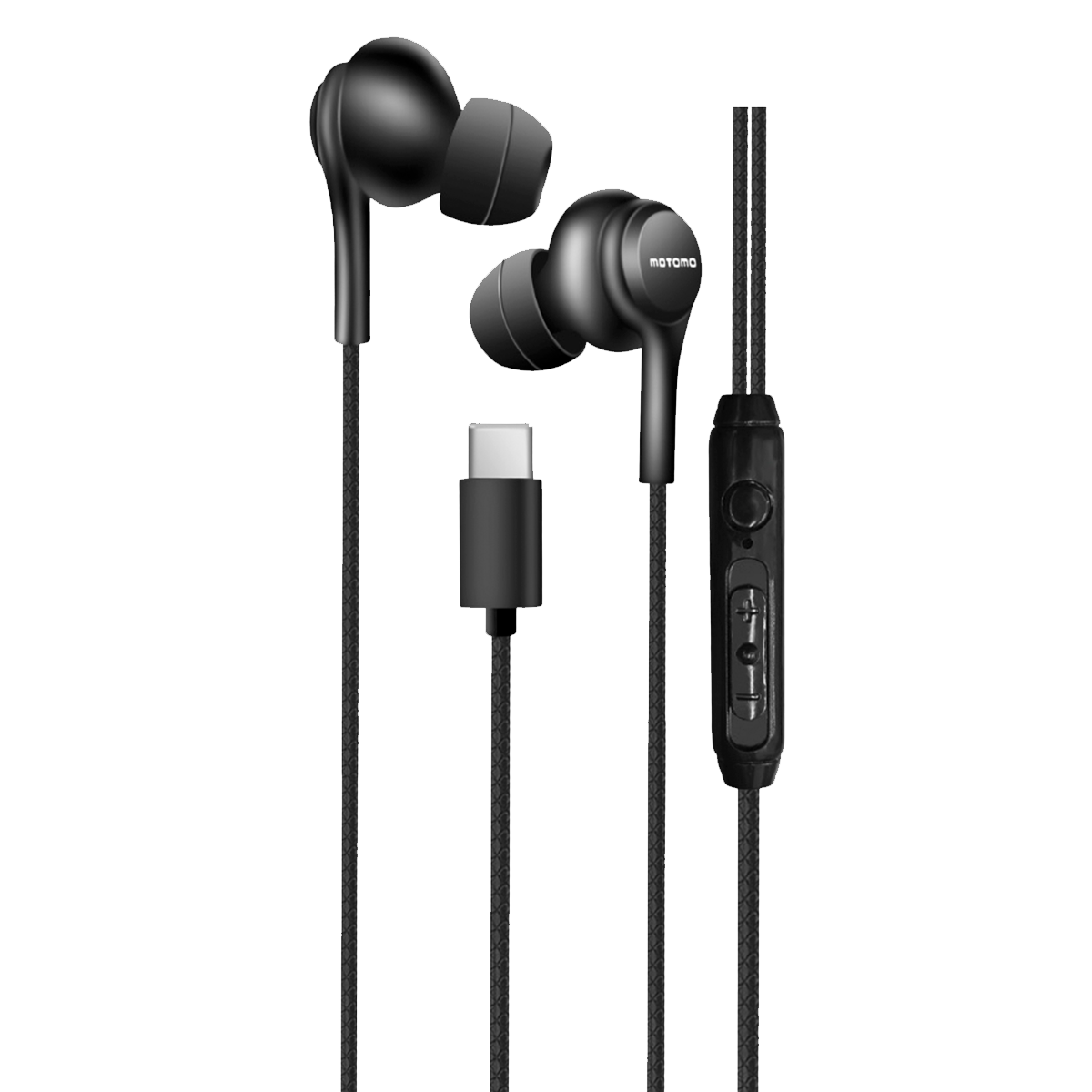 Audífonos In ear Motomo Mo-inear-c Tipo C Negro