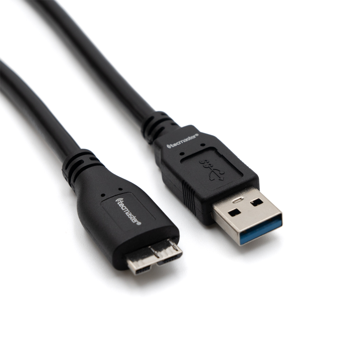 Cable Usb 3.0 A Micro B Disco Duro Externo Tecmaster Negro