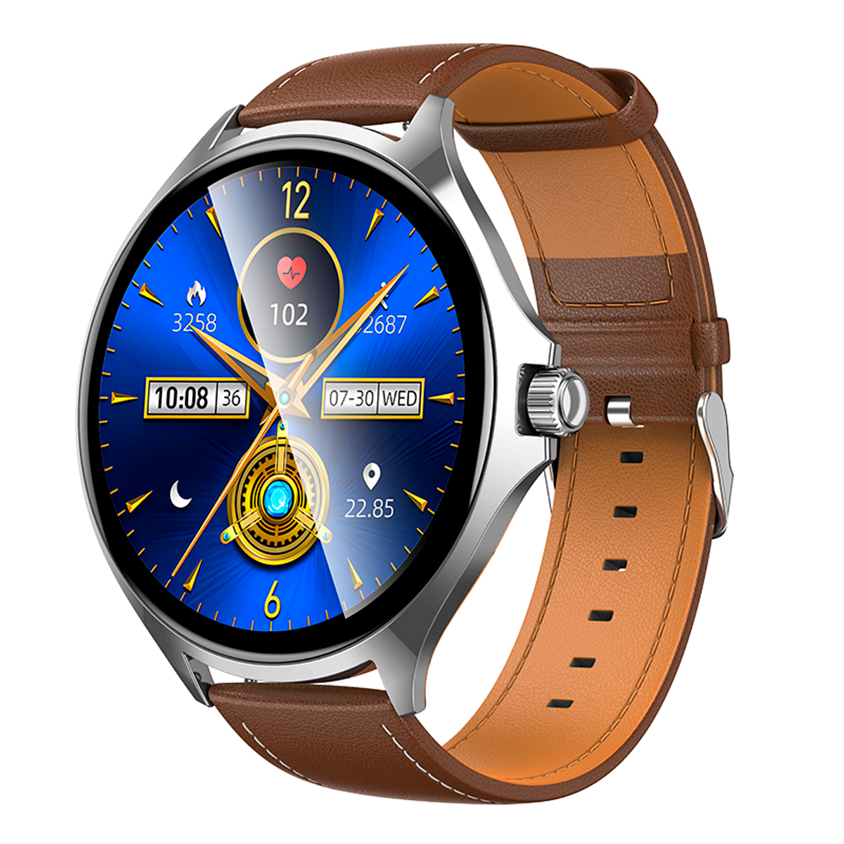 Reloj Smartwatch Hoco Y39 Llamadas Bluetooth Ip67 Gris