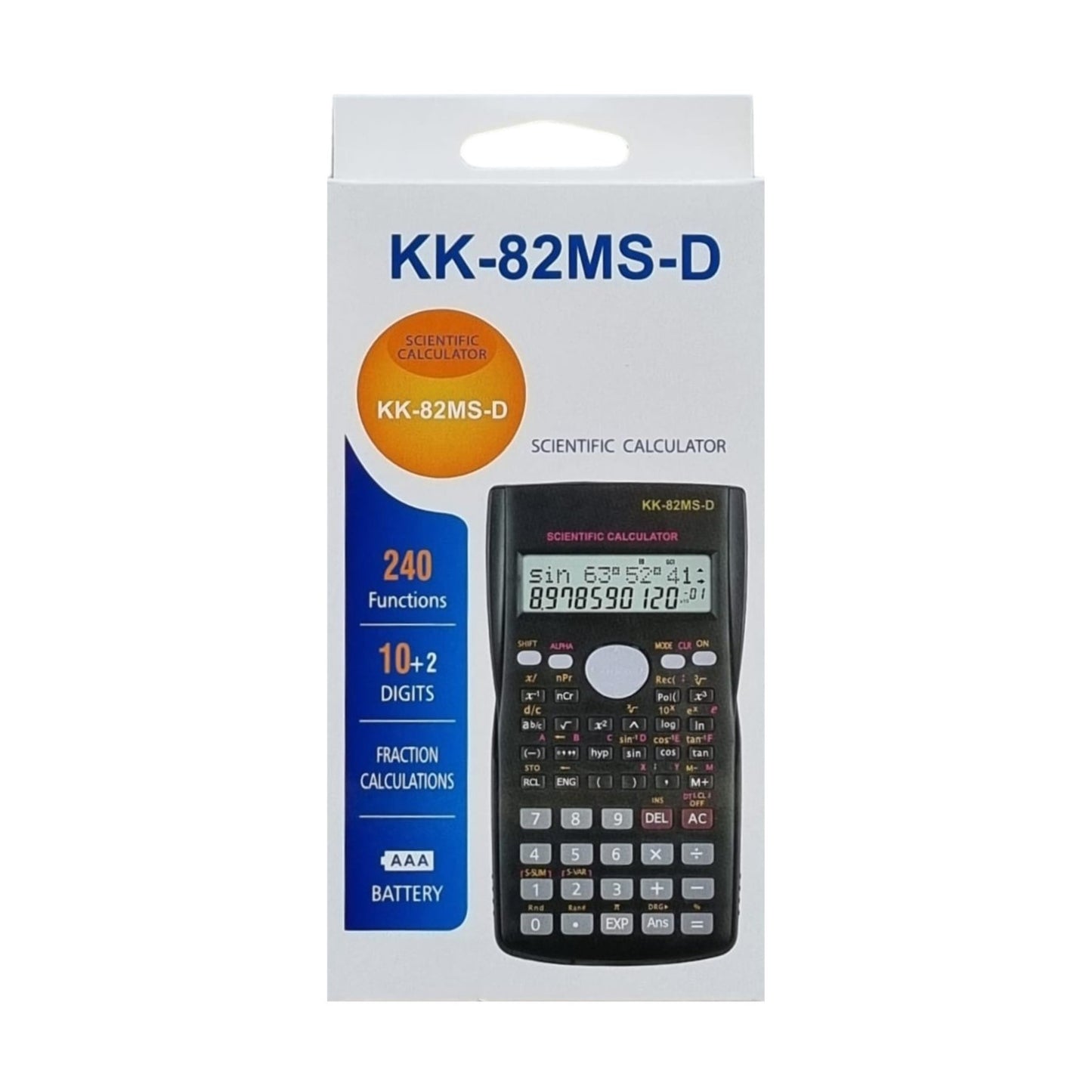 Calculadora Cientifica KK-82MS-D Negro
