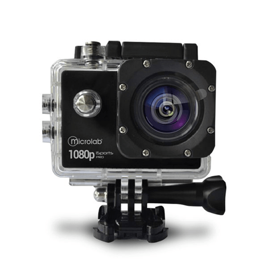 Camara Deportiva Extreme iSport Pro 1080p Microlab Negro