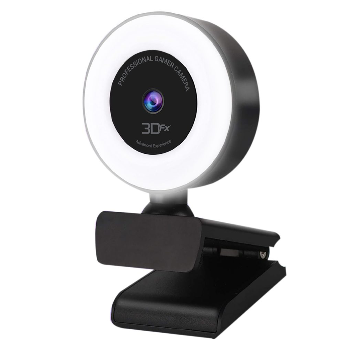 Camara Webcam Gamer Microlab 3DFX Streaming Eyerian 2k Led Tripode