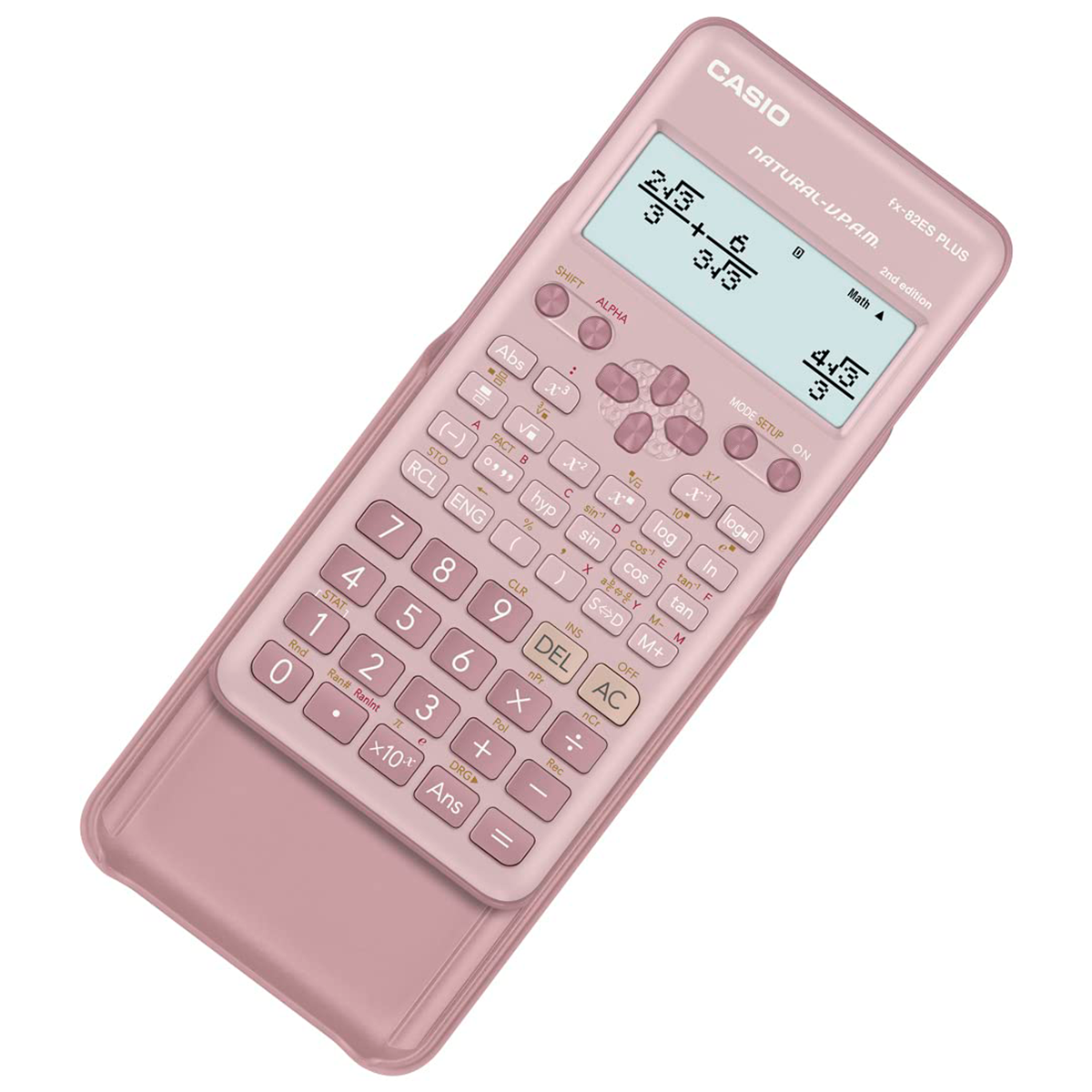 Calculadora Científica Casio Fx-82la Plus-2 252 Funciones Rosa
