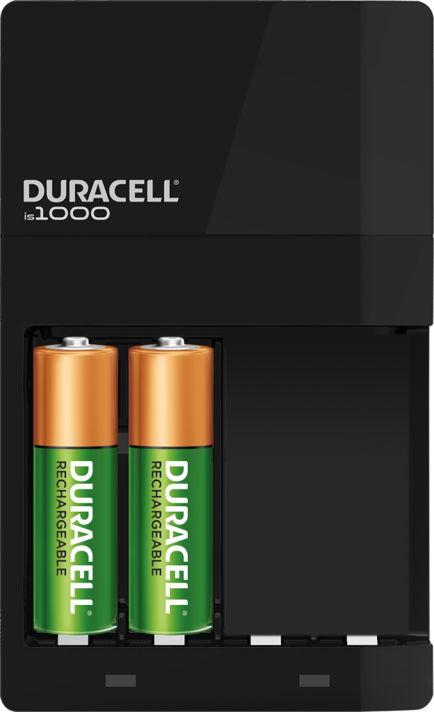 Pack 4 Pilas Duracell Recargables AA 2500 Mah + Cargador – imagen 2