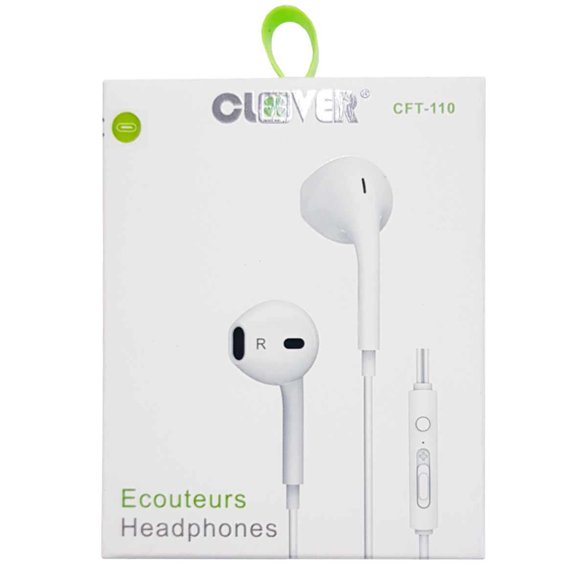 Audífonos Clover Manos Libres CFT-110 3.5mm Blanco