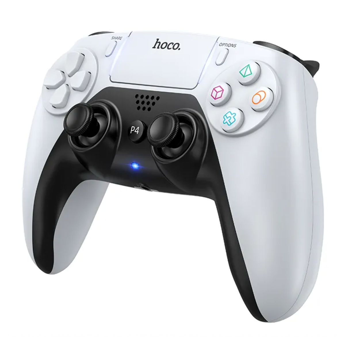 Control Joystick Inalambrico Hoco Ga1 Para Ps4 Ps5 y Pc Blanco