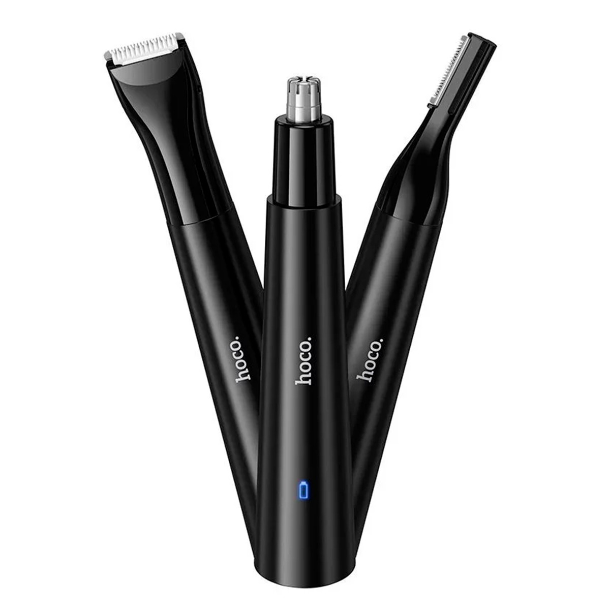 Set Cortadora 3 en 1 Hoco HP37 Recargable USB-C Negro