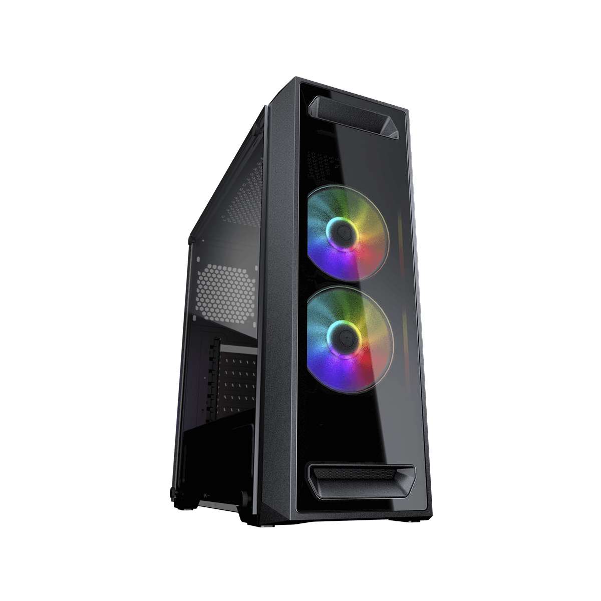 Gabinete Gamer Cougar MX350 Rgb Mid Tower Negro