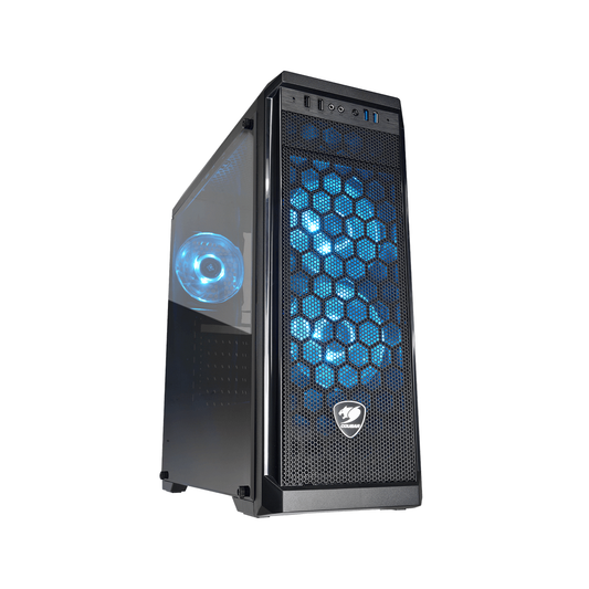 Gabinete Gamer Cougar MX330-G Air Mid Tower Negro