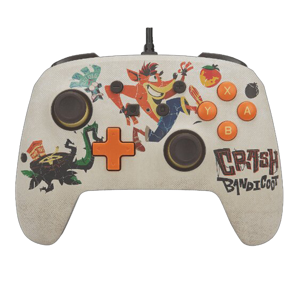 Control Alambrico Wired Powera Nintendo Switch Quantum Crash
