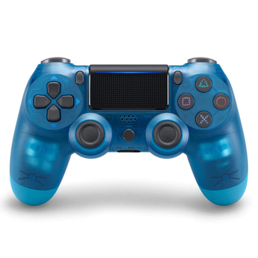 Control Joystick Inalámbrico Ps4 Doubleshock Cristal Azul