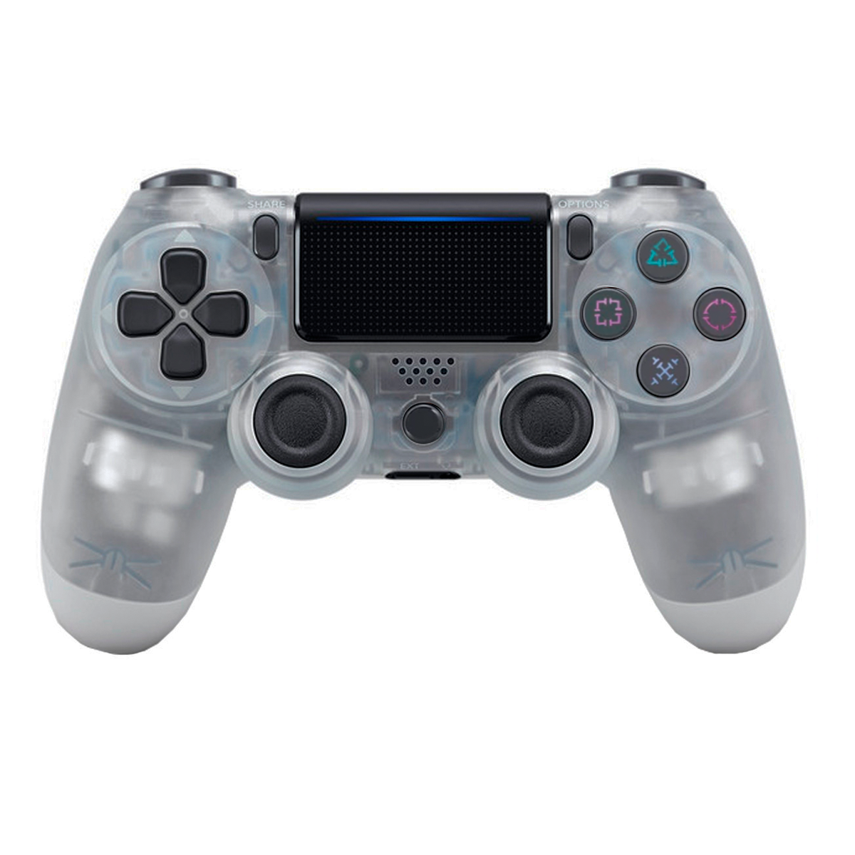 Control Joystick Inalámbrico Ps4 Doubleshock Cristal