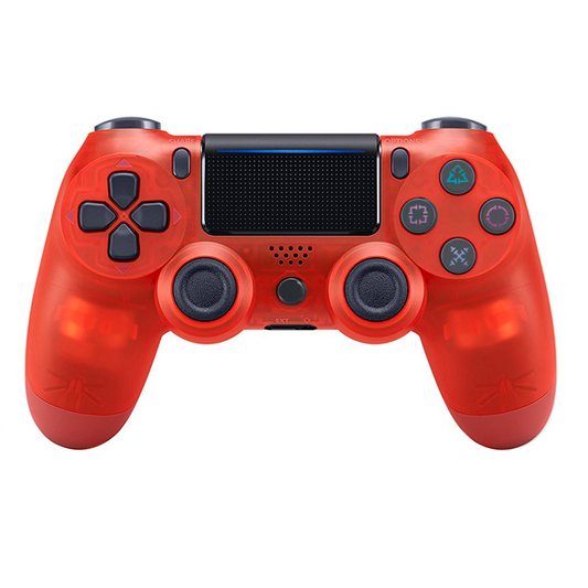Control Joystick Inalámbrico Ps4 Doubleshock Cristal Rojo
