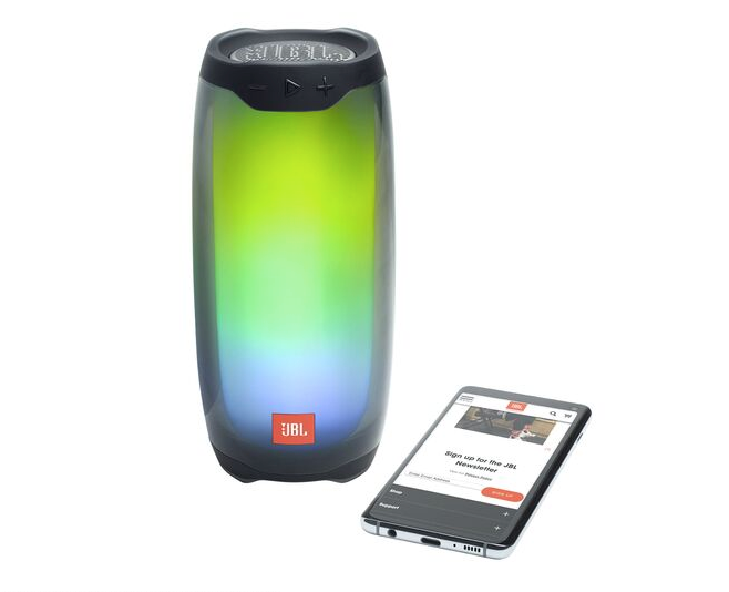 Parlante Bluetooth Jbl Portable Pulse 4 Negro – imagen 3