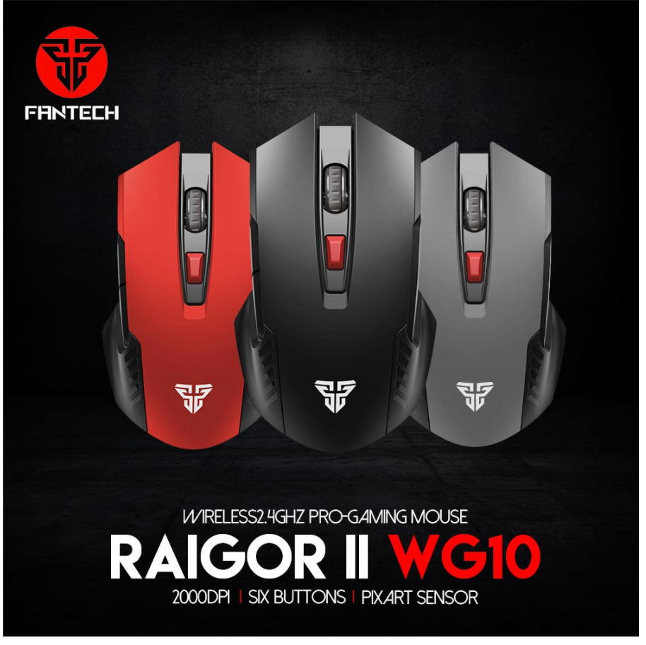 Mouse Gamer Fantech Inalambrico Raigor II Wg10 Negro – imagen 4