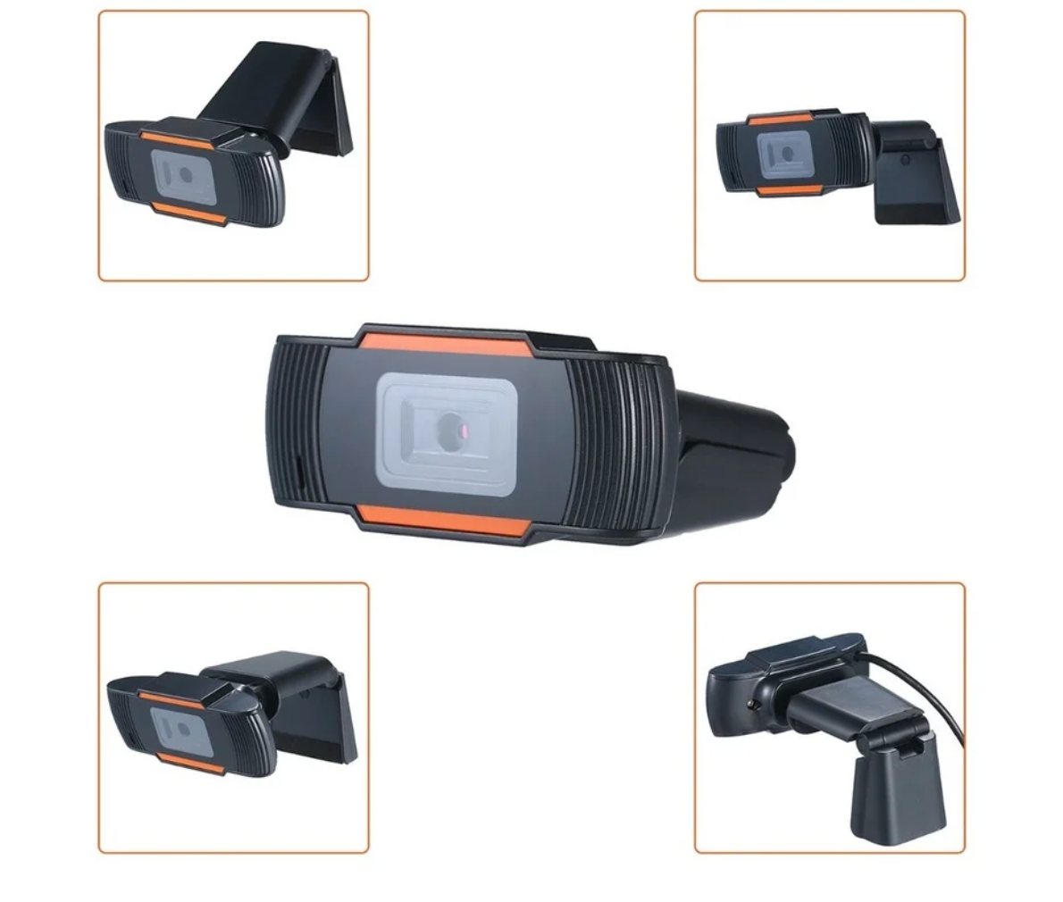 Webcam Usb Vga 480P 30 Fps Con Micrófono Datacom Negro – imagen 3
