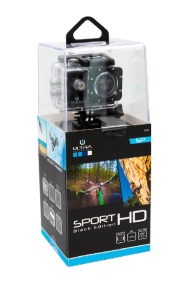 Camara Deportiva HD 720p Ultra 110n Negra – imagen 2
