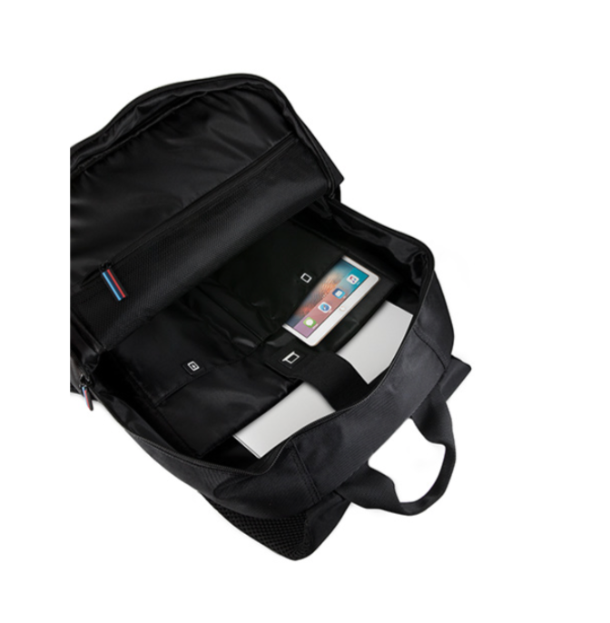 Mochila BMW 15” Carbon Pu Navy Stripe Original – imagen 2