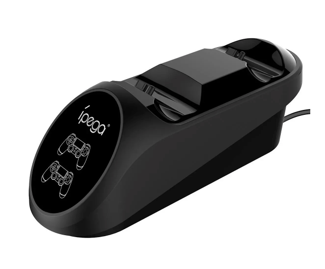 Cargador Controles Dual Ipega PG-9180 Ps4 Ps4 Pro Negro – imagen 2