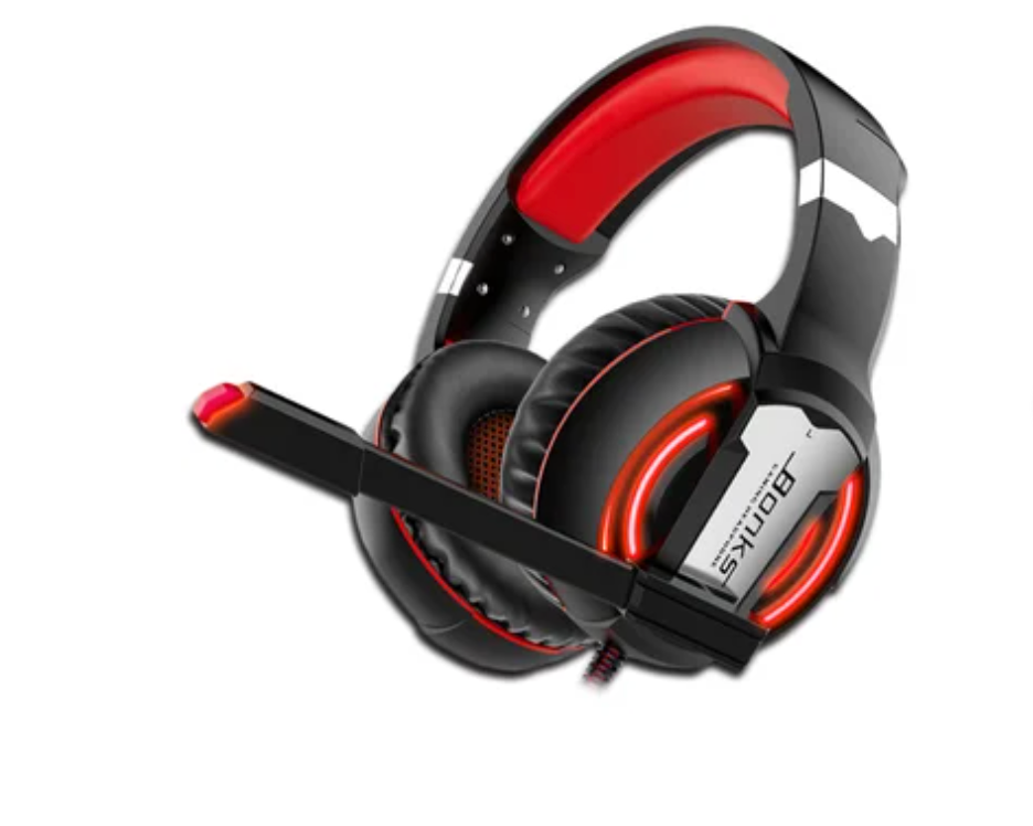 Audifono Gamer Bonks G1 Pc Ps4 Switch Xbox Rojo
