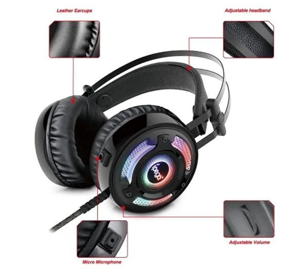 Audifono Gamer Ipega Pg-r008 Pc Ps4 Switch Xbox One Negro – imagen 3