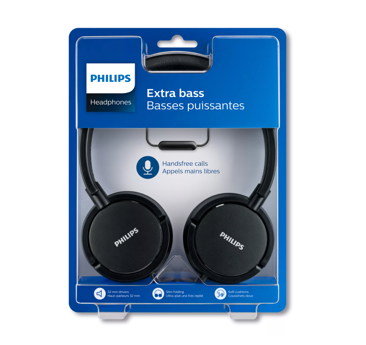 Audifonos Philips Shl5005 Manos Libres Extra Bass Negro – imagen 2