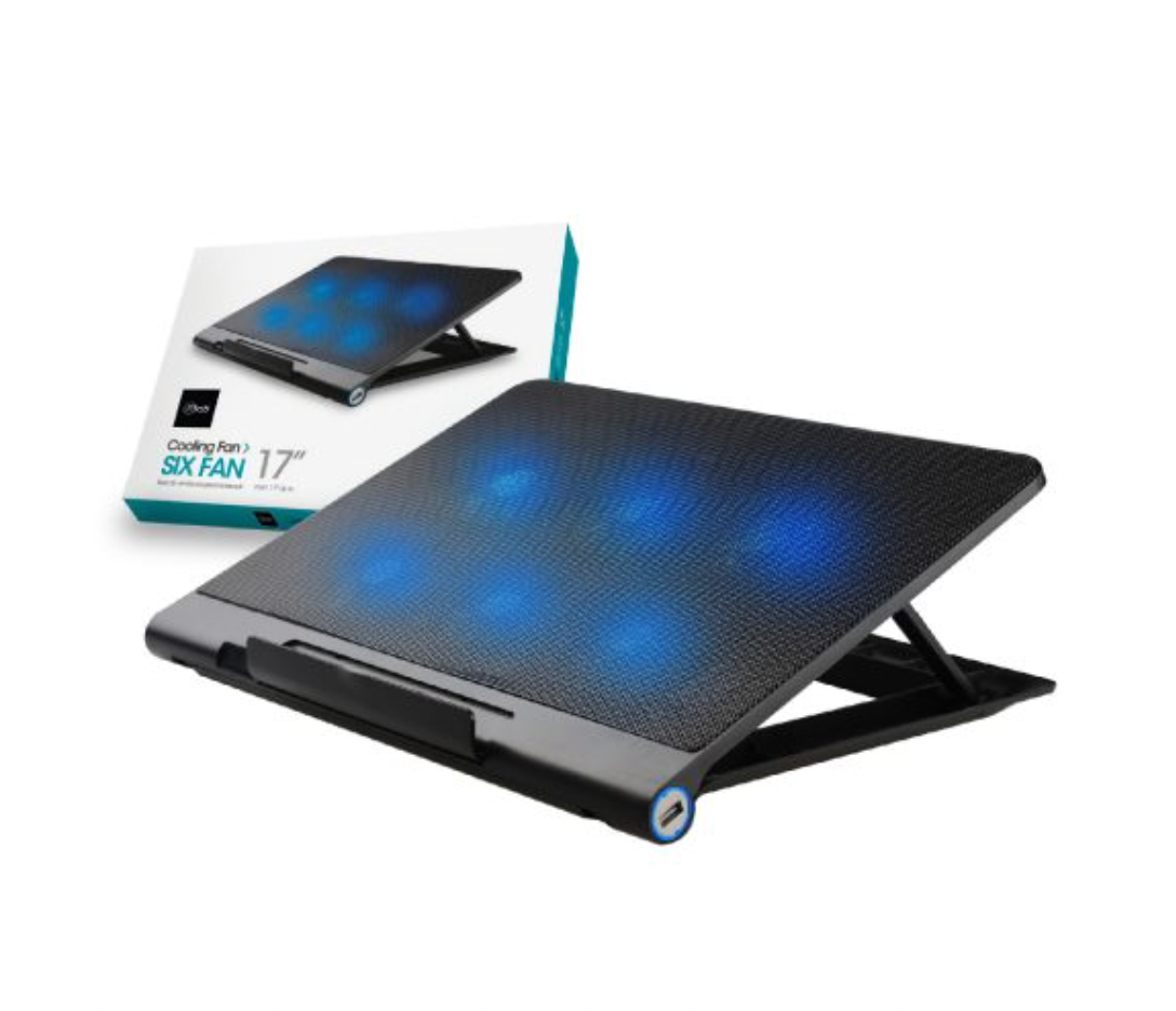 Ventilador Notebook Microlab Six Fan 17 Negro – imagen 2