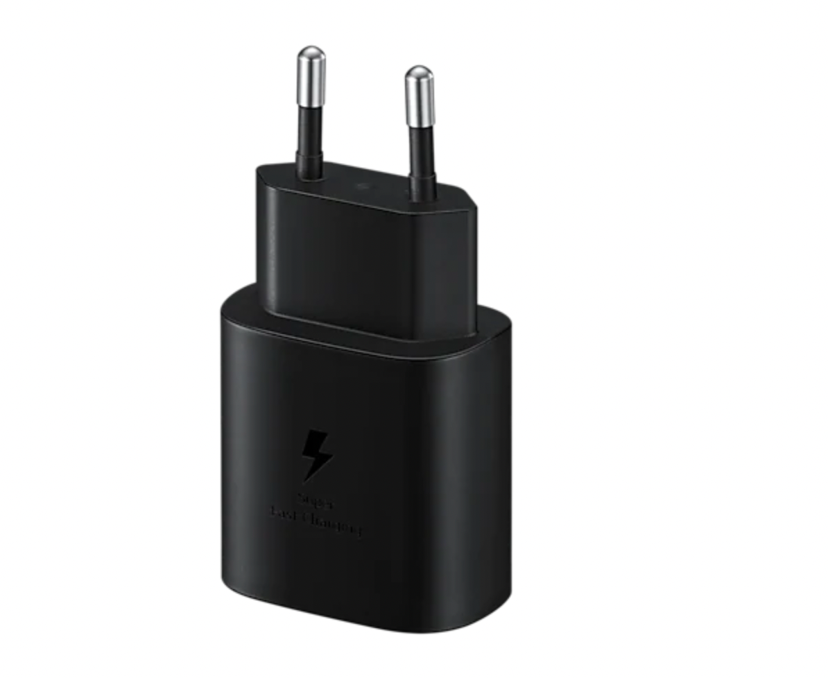 Cargador Samsung 25w Usb tipo C Super Carga Rapida Negro – imagen 3