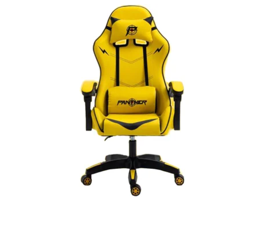 Silla Gamer Panther Pokemon Reclinable 105º Amarillo Negro – imagen 4