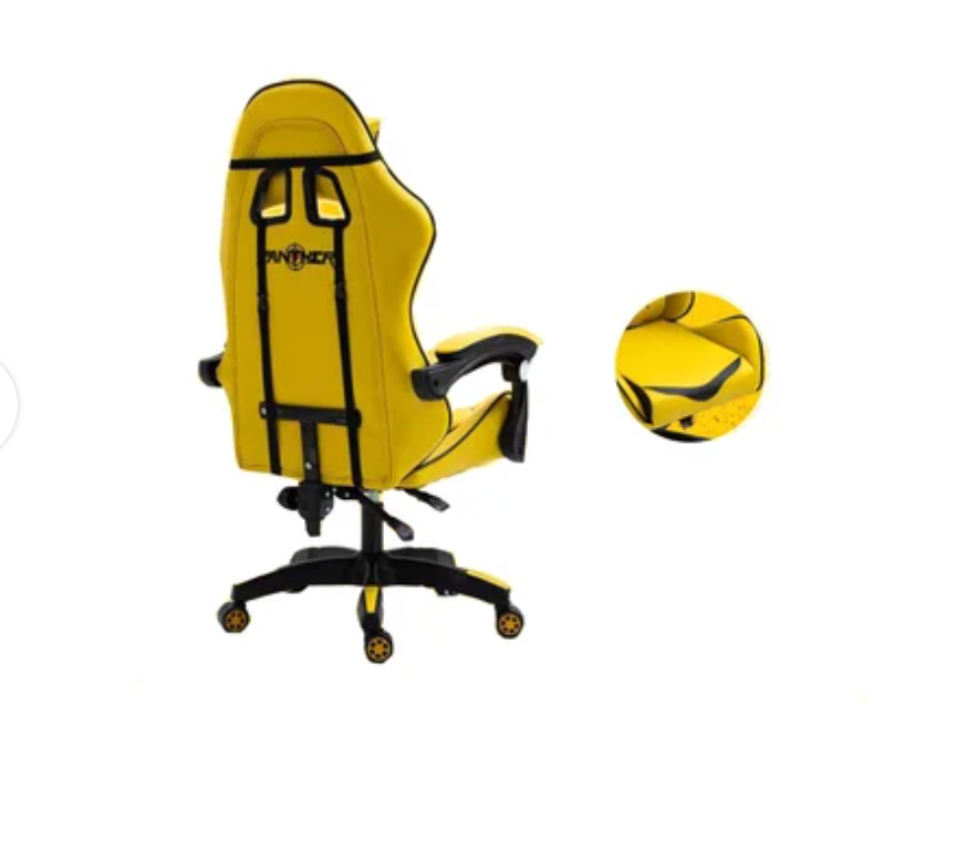 Silla Gamer Panther Pokemon Reclinable 105º Amarillo Negro – imagen 3