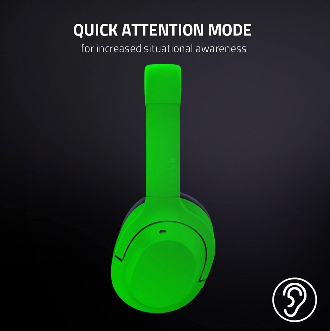 Audifonos Bluetooth Razer Opus X Anc Cancel Ruido Activa Rosado – imagen 5