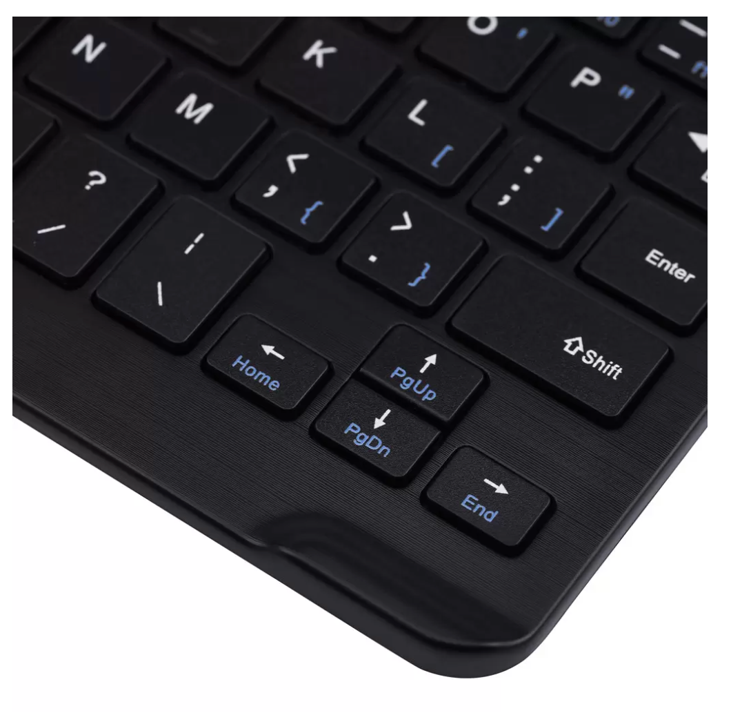 Teclado Bluetooth Mini Recargable Español Negro – imagen 2