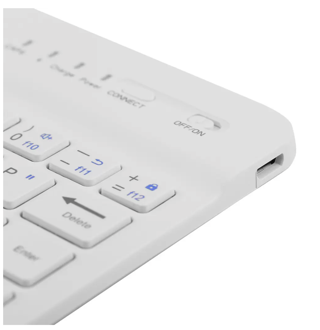 Teclado Bluetooth Mini Recargable Español Blanco – imagen 3