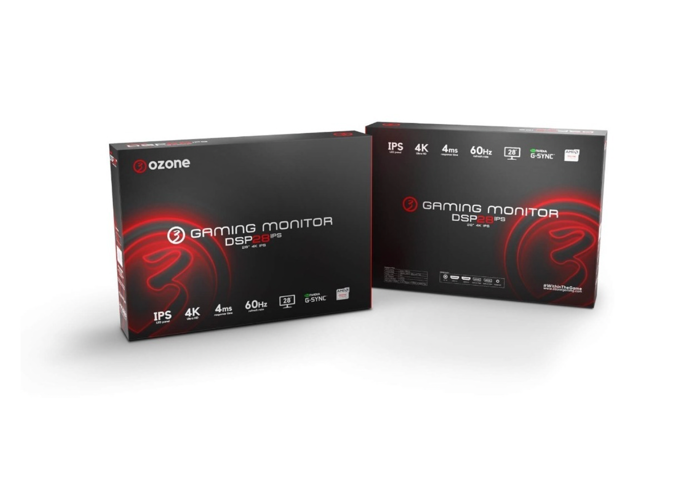 Monitor Gamer Ozone Dsp28 Ips 60hz 4ms 4k Uhd Negro – imagen 2