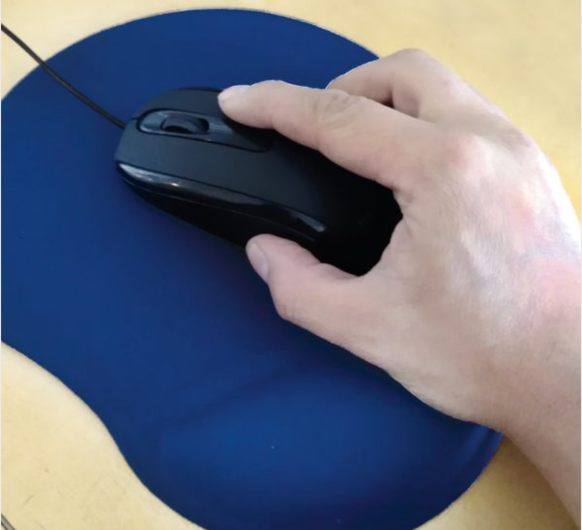 Mousepad Gel Ergonomico Microlab 8983 Azul – imagen 2
